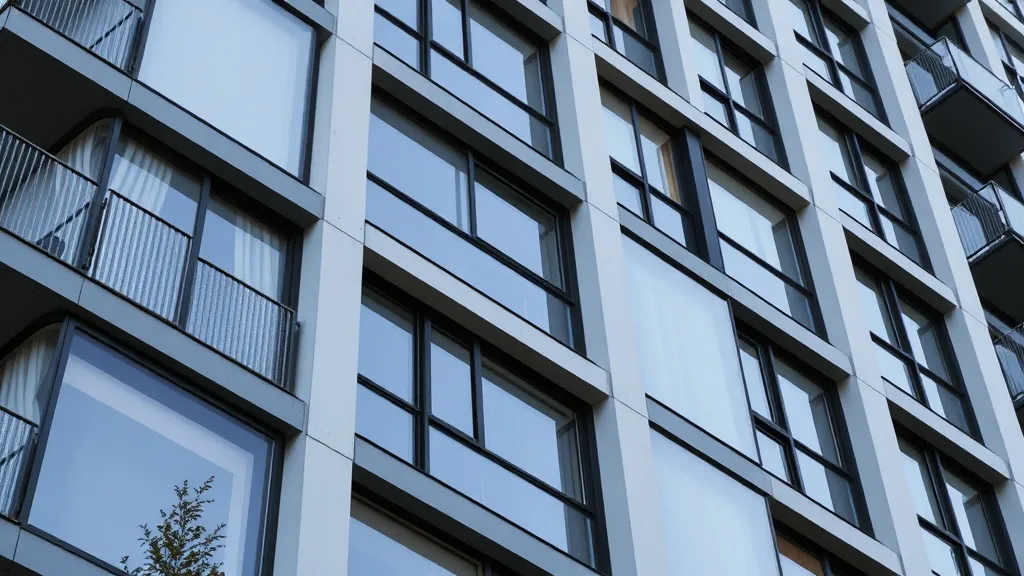 A high-quality, professional architectural detail of a moder